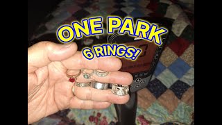 Equinox 900 Metal Detecting:  Finds 6th Ring in Park!