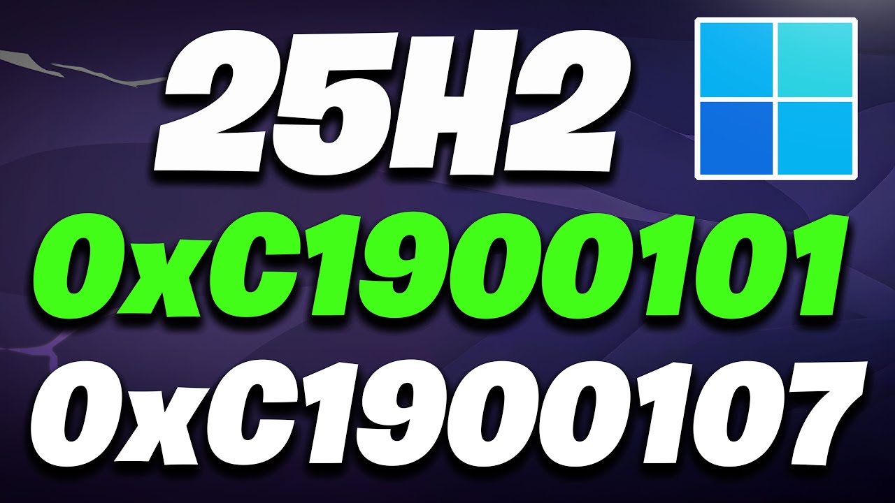Version 25H2 Not Installing Error Code 0xC1900101/0xC1900107 In Windows 11 FIX