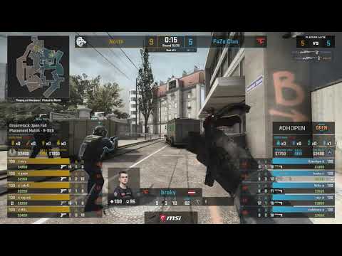 Broky 4 awp kills (+ coldzera) vs. North  (DREAMHACK)