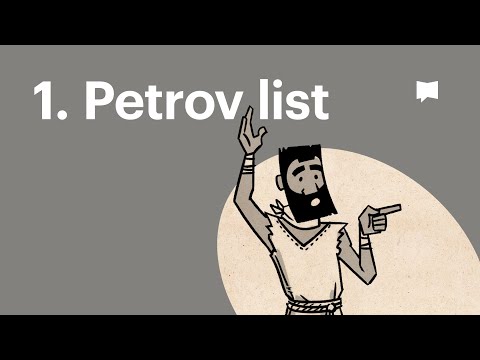 Spoznaj Bibliu: Prvý Petrov list