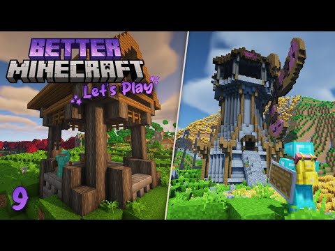 Taking on the Windmill + Exploring 🗺️ | Better Minecraft Let's Play | Ep 9