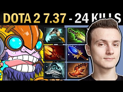 Tinker Gameplay Miracle with 24 Kills and Dagon - Dota 2 7.37