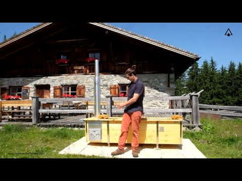 1/3 Founder of Feuerwasser explains: how to use the Feuerwasser tub (hottub for two)