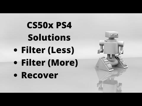 CS50 PSET4 Filter Less, Filter More, Recover Solutions