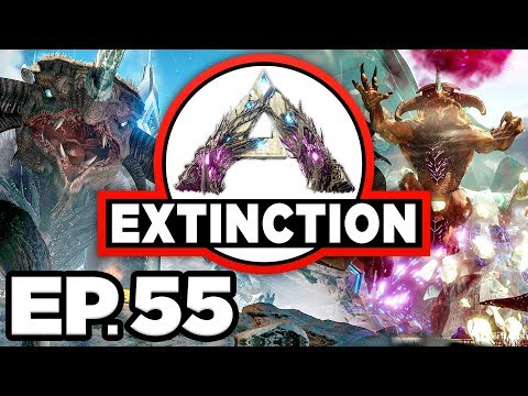 ARK: Extinction Ep.55 - RAISING GIGANOTOSAURUS TWIN DINOSAURS BABIES!!! (Modded Dinosaurs Gameplay)