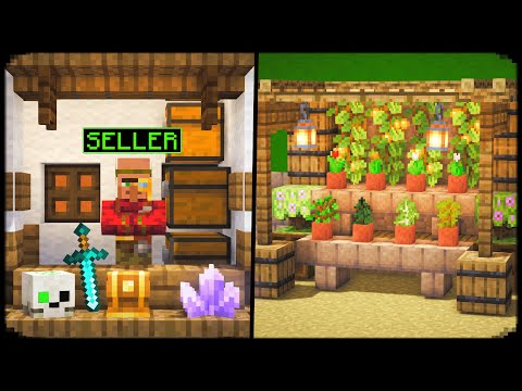Minecraft | 10 Market Stand Build Ideas