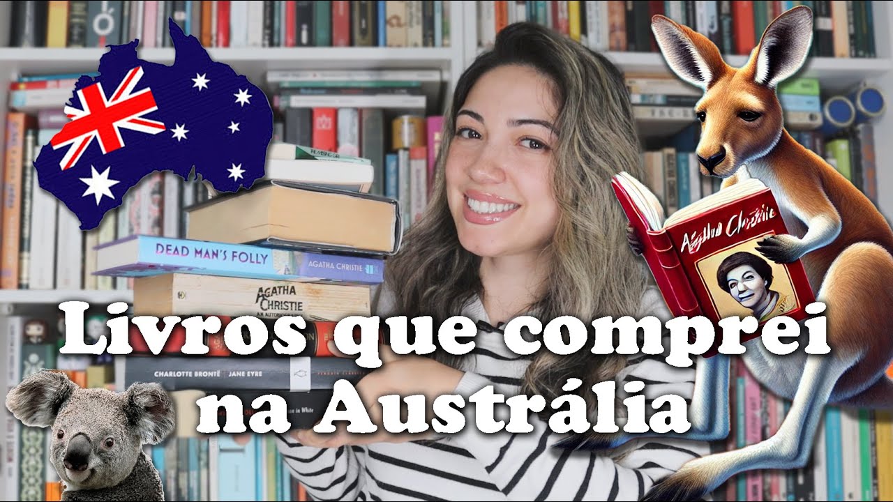 Todos os livros que comprei na Austrália