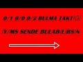 İY MS TOPLAMA TAKTİĞİ İLE 0 1 0 0 0 2 BULMA