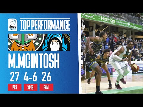 MIKYLE MCINTOSH IN THE ZONE Vs Châlons-Reims (27 PTS)