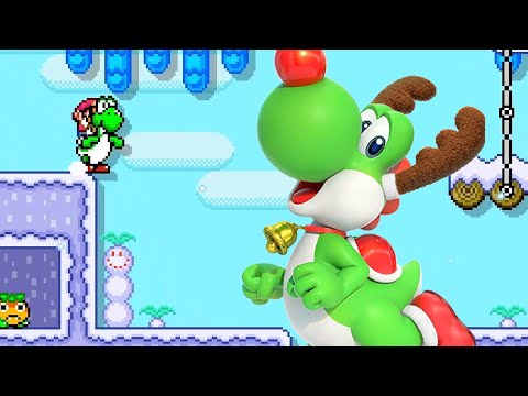 Super Mario Maker 2 🔧 We Wish You a Yoshi Christmas 🔧 Pinktops