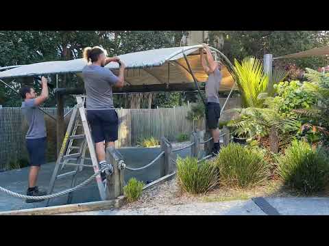 Swingshade Installation - Pro Shades New Zealand