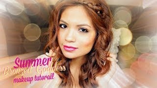 Summer Bronzed Goddess Makeup Tutorial