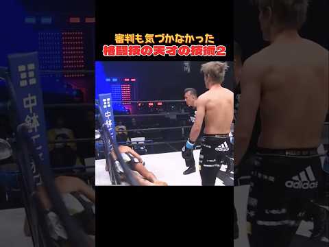 審判も気づかなかった格闘技の天才の技術2