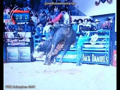 EDNEI CAMINHAS VS DILLINGER - COLUMBUS 2001 - 95 PTS #rodeo #pbr