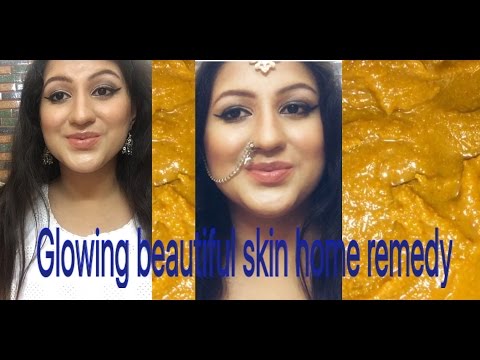 Traditional Indian Bridal Ubtan for glowing and beautiful fair skin/ Hair removal face & body mask Video