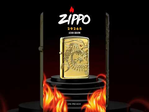 🔥 Zippo 29265 Asian Dragon 🐉 #shorts #zippo #lighter