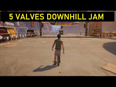 How to "Open 5 valves" Downhill Jam All Valve Location - Tony Hawk Pro Skater 1&2