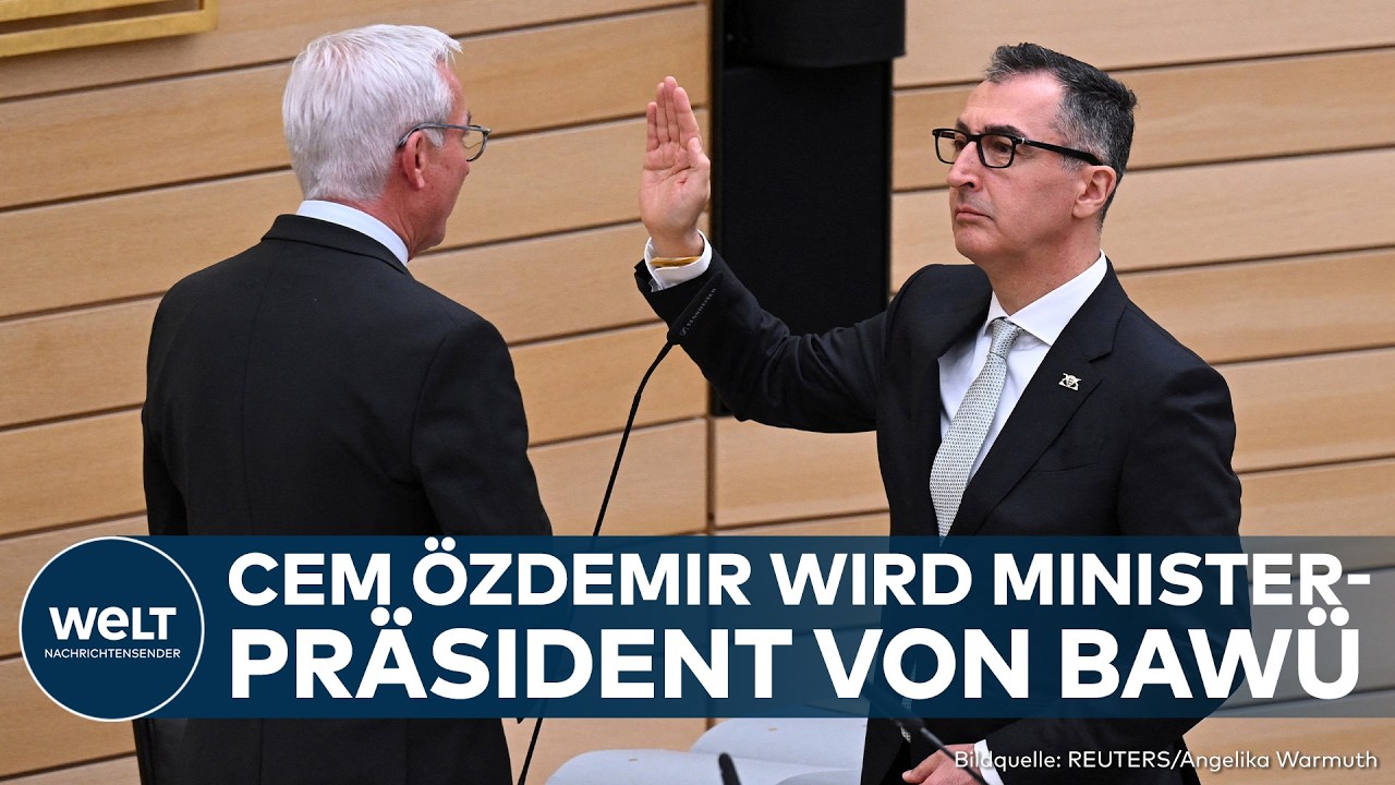 BADEN-WÜRTTEMBERG: Cem Özdemir im ersten Wahlgang zum Ministerpräsidenten gewählt