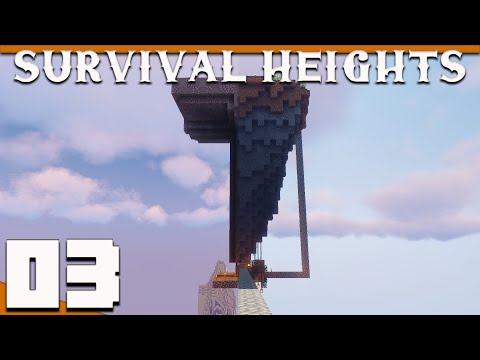 Minecraft: Survival Heights - 03 - Floating Island Mob Farm! | Minecraft 1.16 Amplified Survival