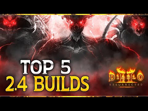 These will be THE 5 MOST POPULAR Builds in Patch 2.4 - Diablo 2 Resurrected