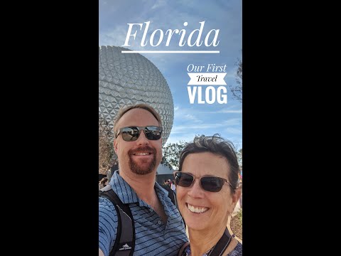 Disney World Epcot Center in Orlando, Florida - Our First Travel Vlog.