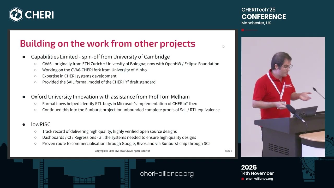 Announcing COSMIC - John Thomson | CHERITech'25