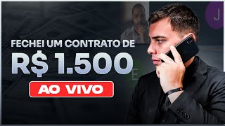 Fechando contrato ao vivo por R$1.500/mês! (Gestão de Tráfego - Reunião)