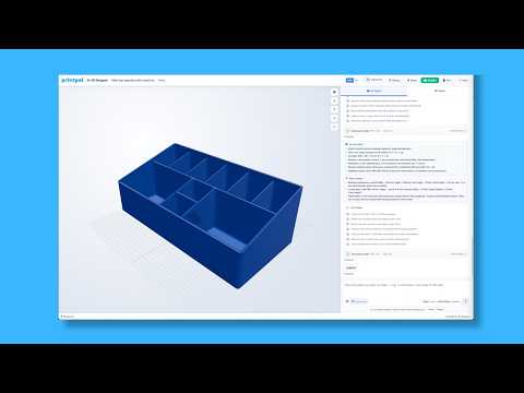 Parametric CAD from a photo using PrintPal