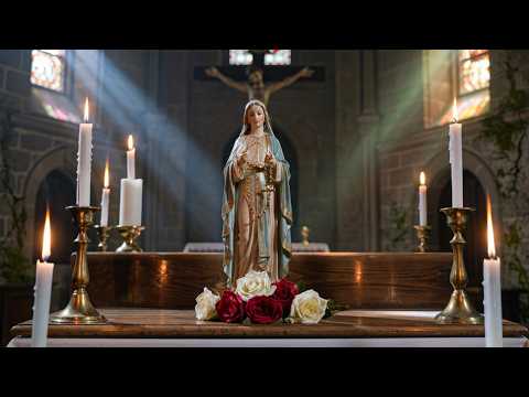 THIS ROSARY DRIVES AWAY EVIL | Gregorian Chant to Virgin Mary for Protection