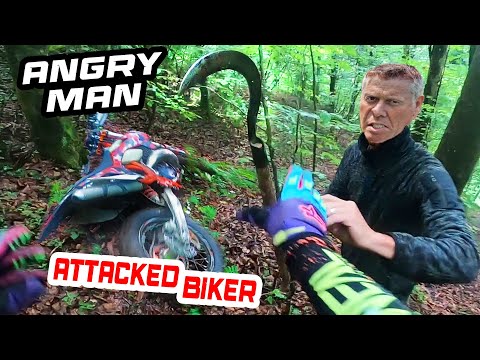Stupid, Angry People VS Dirt Bikers - Insane Forest Road Rage 2024
