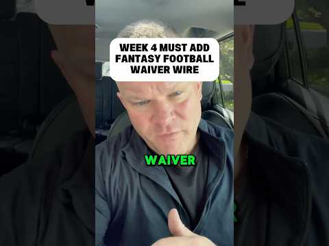 Thumbnail for Week 4 Fantasy Football Waver Wire Add these 3 players before it is too late