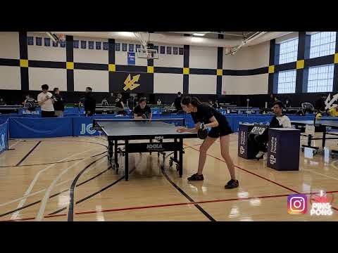 Amy Wang (UCLA) vs Rachel Sung (UCLA) // NCTTA West Regional Championships Women's Singles Feb 2023