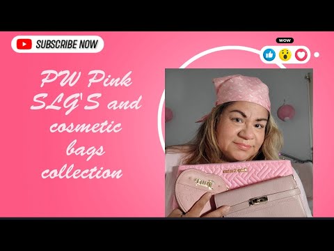 PW Pink SLG'S and cosmetic bags