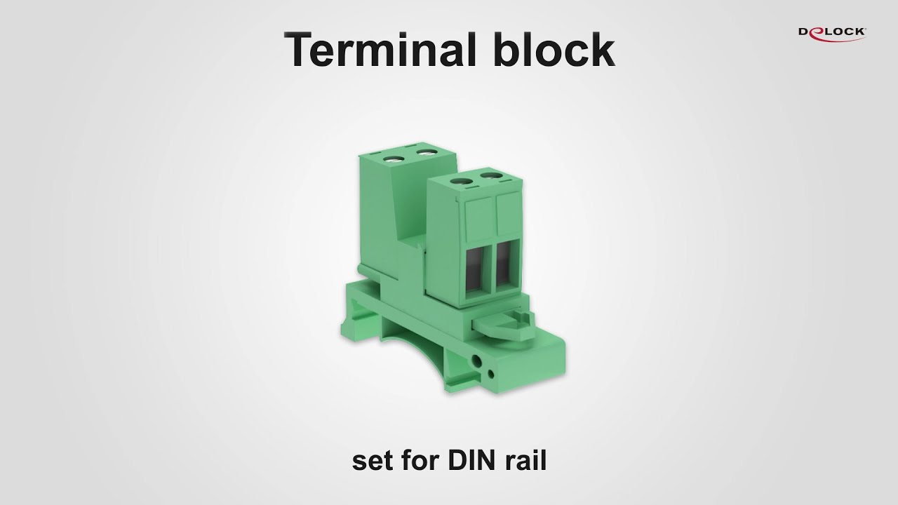 Delock Terminalblock 2 Pin, 5,08mm Rastermass gewinkelt