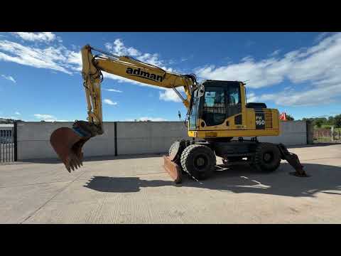 KOMATSU PW160-8 16 TON WHEELED EXCAVATOR - Image 2