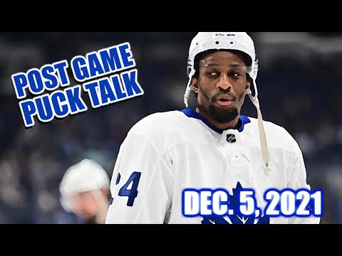 Toronto Maple Leafs vs Winnipeg Jets (Dec. 4, 2021) / A Night of Old School Hockey! PGPT Highlight