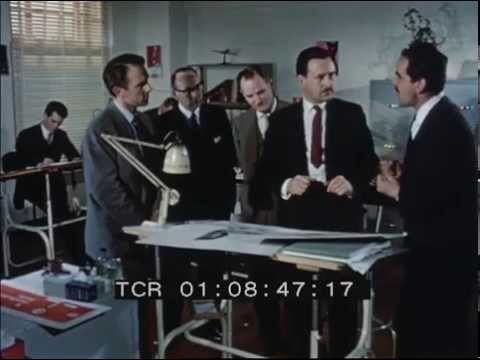 1960s footage inside Foote, Cone and Belding ad agency Baker Street London