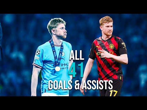 Kevin De Bruyne - All 41 Goals & Assists 2022/23
