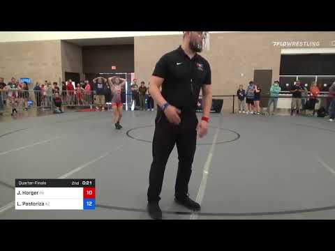 97 Kg Quarterfinal - Julia Horger, PA Vs Lisa Pastoriza, AZ