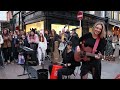 THIS IS SO FUNNY CROWDS WAIT KENNY APPEARS Abba Sos Allie Sherlock Cover Zoe Clarke