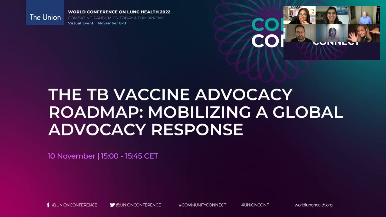 The TB Vaccine Advocacy Roadmap  mobilizing a global advocacy response (Community Connect)