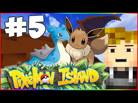 "EEVEE NEST OMG!!!" PIXELMON ISLAND SMP! #5