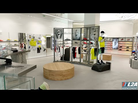 Réalisation du flagship de Salomon à Paris