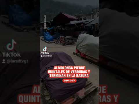 ALMOLONGA PIERDE QUINTALES DE VERDURA Y TERMINA EN LA BASURA #guatemala #noticias #laredtv #502