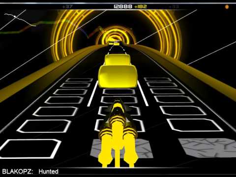 Lets Audiosurf 08 - BlakOPz - Hunted (Industrial Dance/EBM)