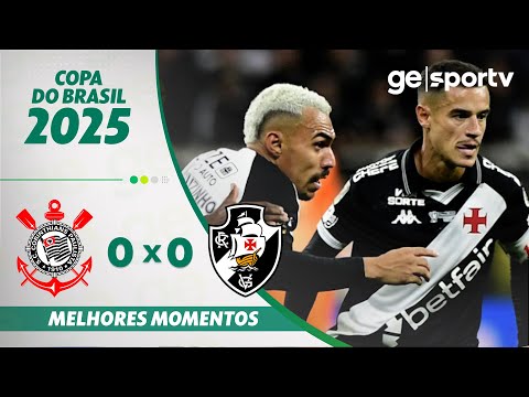 Gols e lances de Corinthians x Vasco da Gama