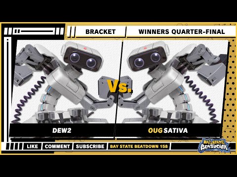 Bay State Beatdown 158 - Winners Quarter-Final - Dew2 (ROB) VS Sativa (ROB) - Smash Ultimate - SSBU