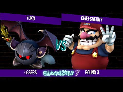 Blacklisted 7 LR3 - Yuko (Meta Knight) vs ChiefCherry (Diddy Kong, Wario)