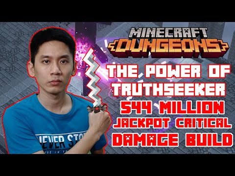 DcSK - Truthseeker Build, 544 Million Jackpot Critically Damage, Minecraft Dungeons