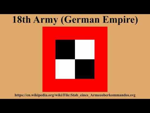 18th Army (German Empire)